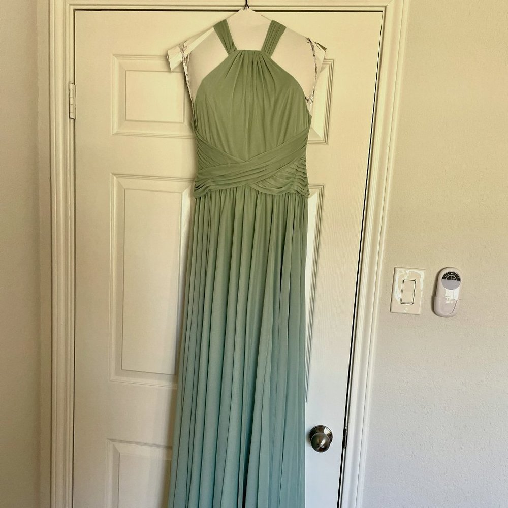 Perfect condition Bridesmaid Dress - Dusty Sage (David's Bridal)